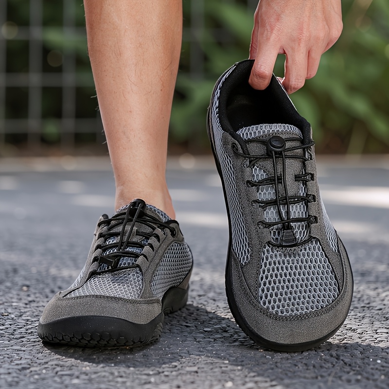 Men's Plus Size Wide-Toe Breathable Mesh Sneakers