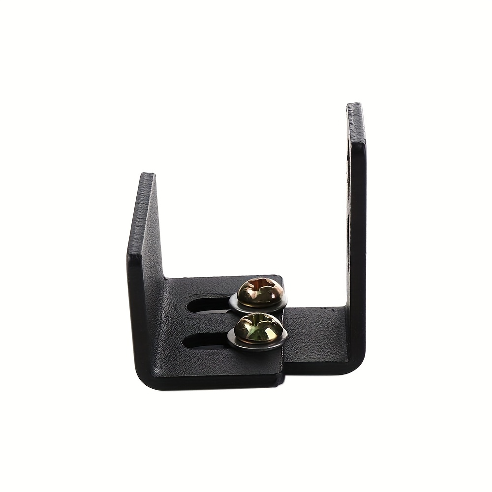 TEMU Butée de guide de plancher coulissant pour porte de en acier au carbone robuste - Quincaillerie pour porte coulissante, largeur réglable de