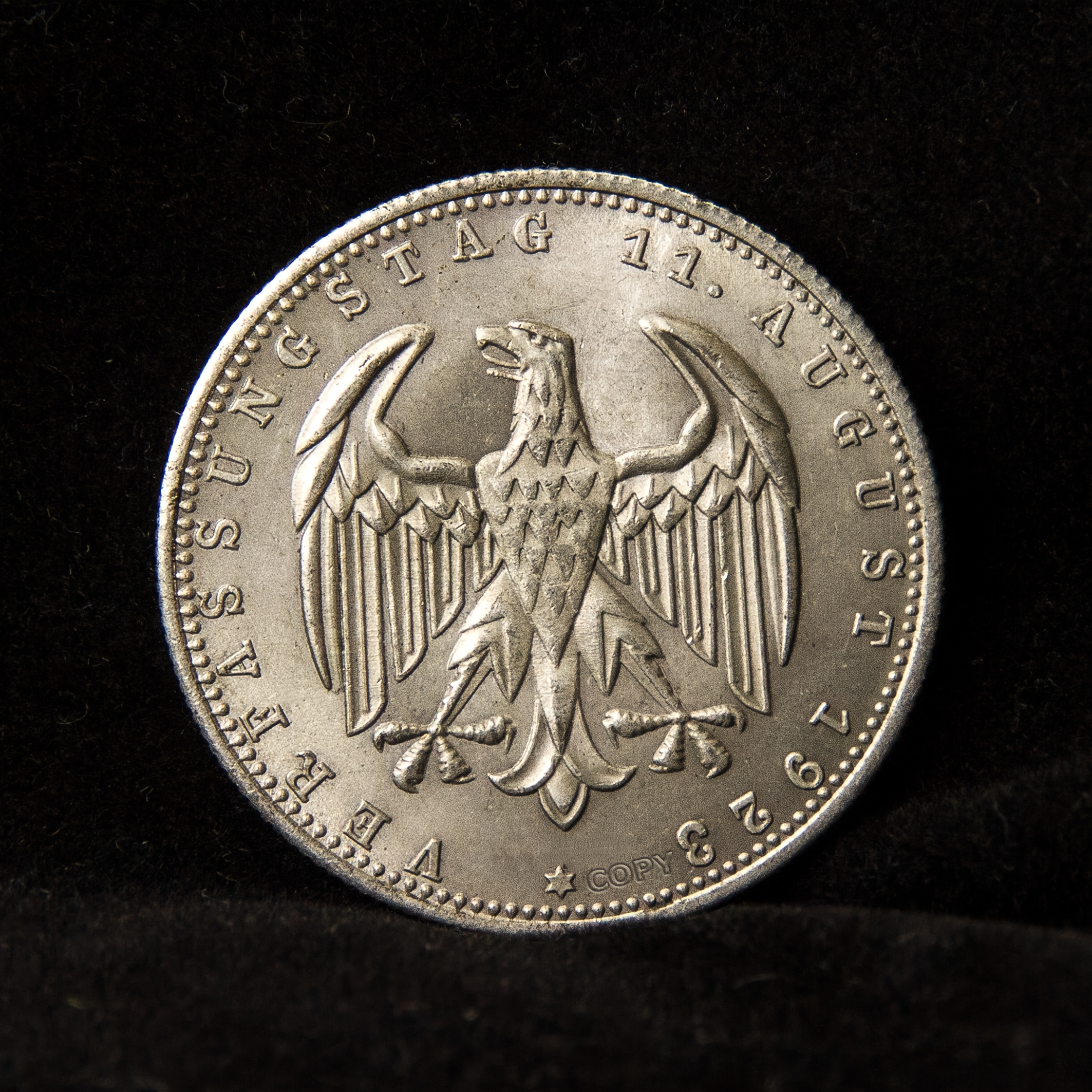 реплика монеты 1923 года, немецкая памятная монета, мини-игровая монета, коллекционная металлическая медаль в золотом и серебряном цветах - диаметр 30 мм подробные сведения 4