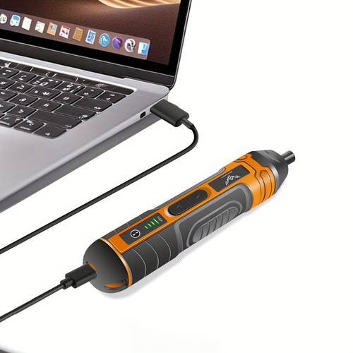 20pcs 105pcs 3 6v electric screwdriver usb rechargeable straight handle screwdriver lightweight design versatile accessory for projects maintenance and repair