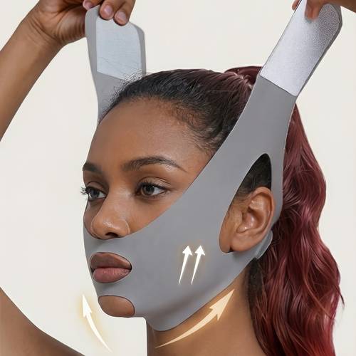 1pc shaped bandana suitable for all ages and genders prevents snoring lifts and nasolabial folds for running and face made of breathable material with a seamless