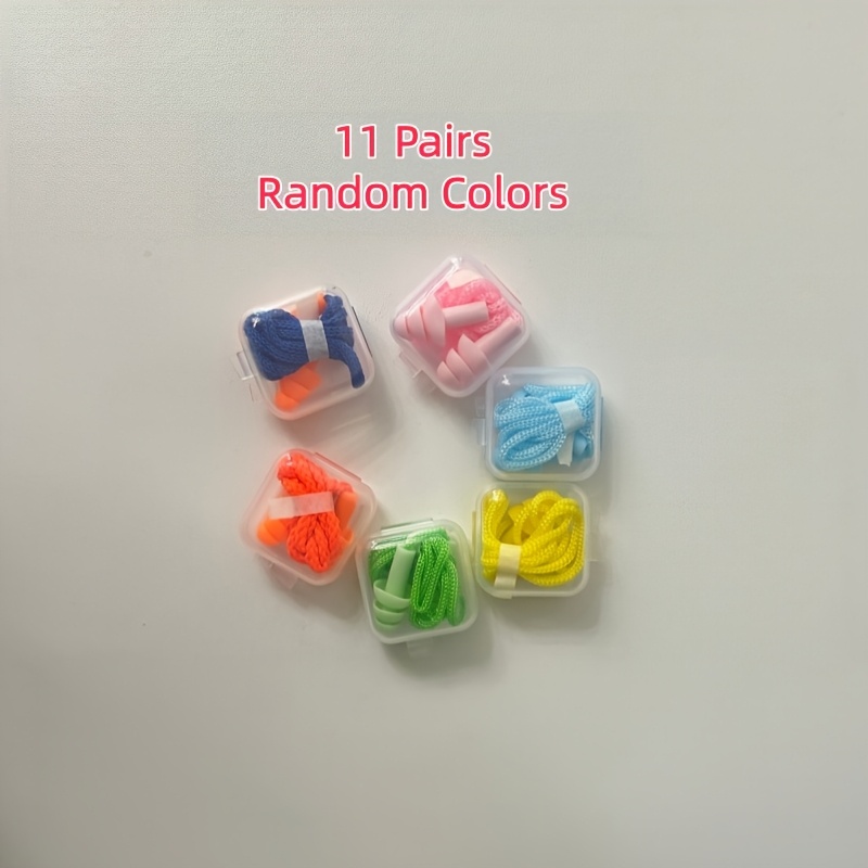 TEMU 11 Paires de Couleurs Aléatoires, Sangles Anti-Perte Réutilisables d'Arbre de Noël dans une Boîte, pour la Natation, le Vol, les Études et le