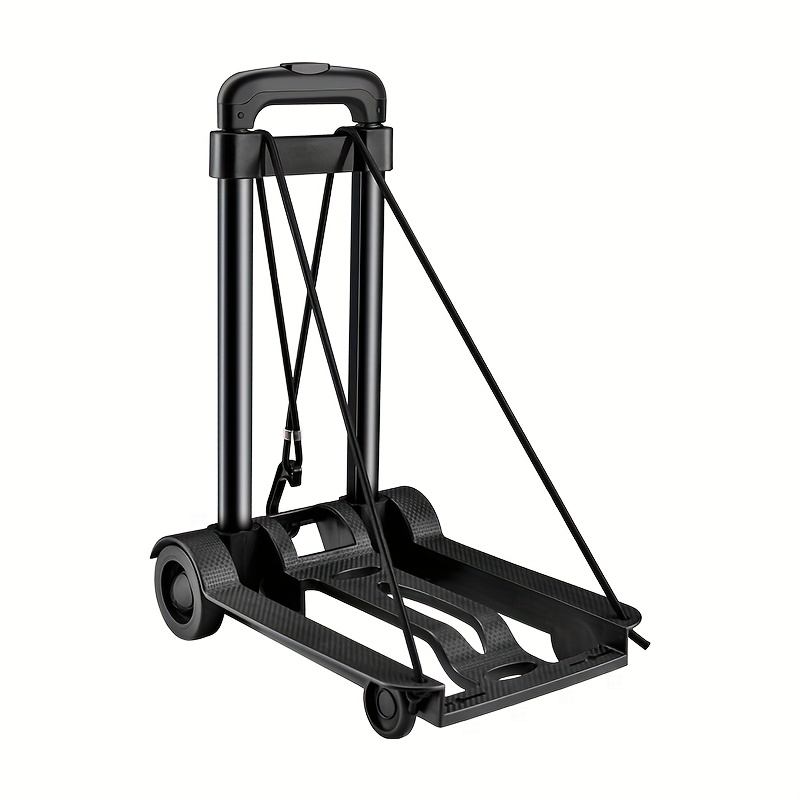 Portable Moving Dolly Folding Dolly - 340LB Capacity Aluminum Cart With Telescoping Handle & 7 Inch Wheels Hand Truck
