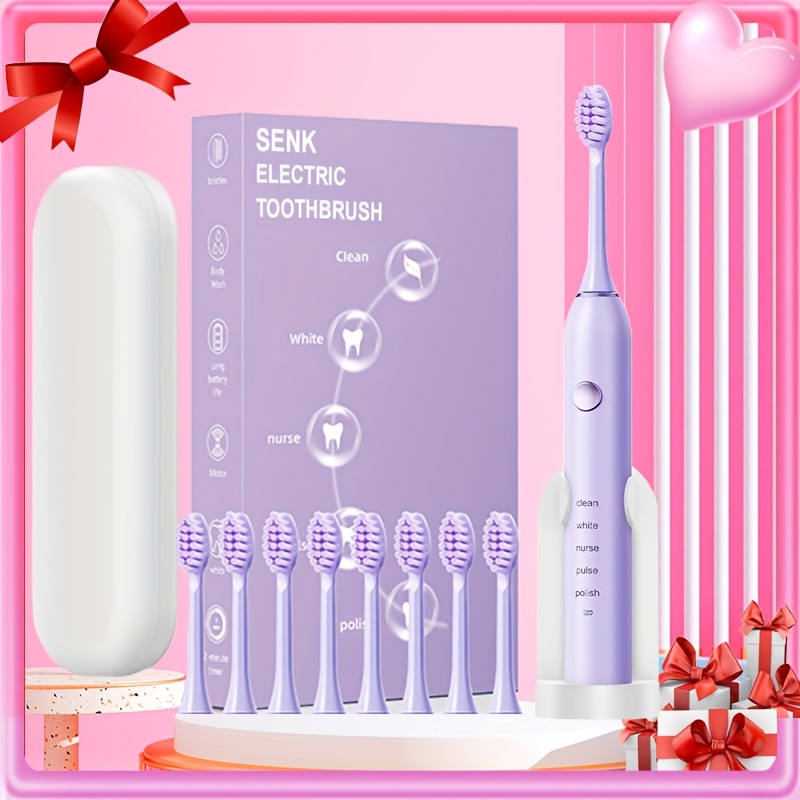 SENK Smart Fully Automatic Electric Toothbrush with 5 Cleaning Modes
