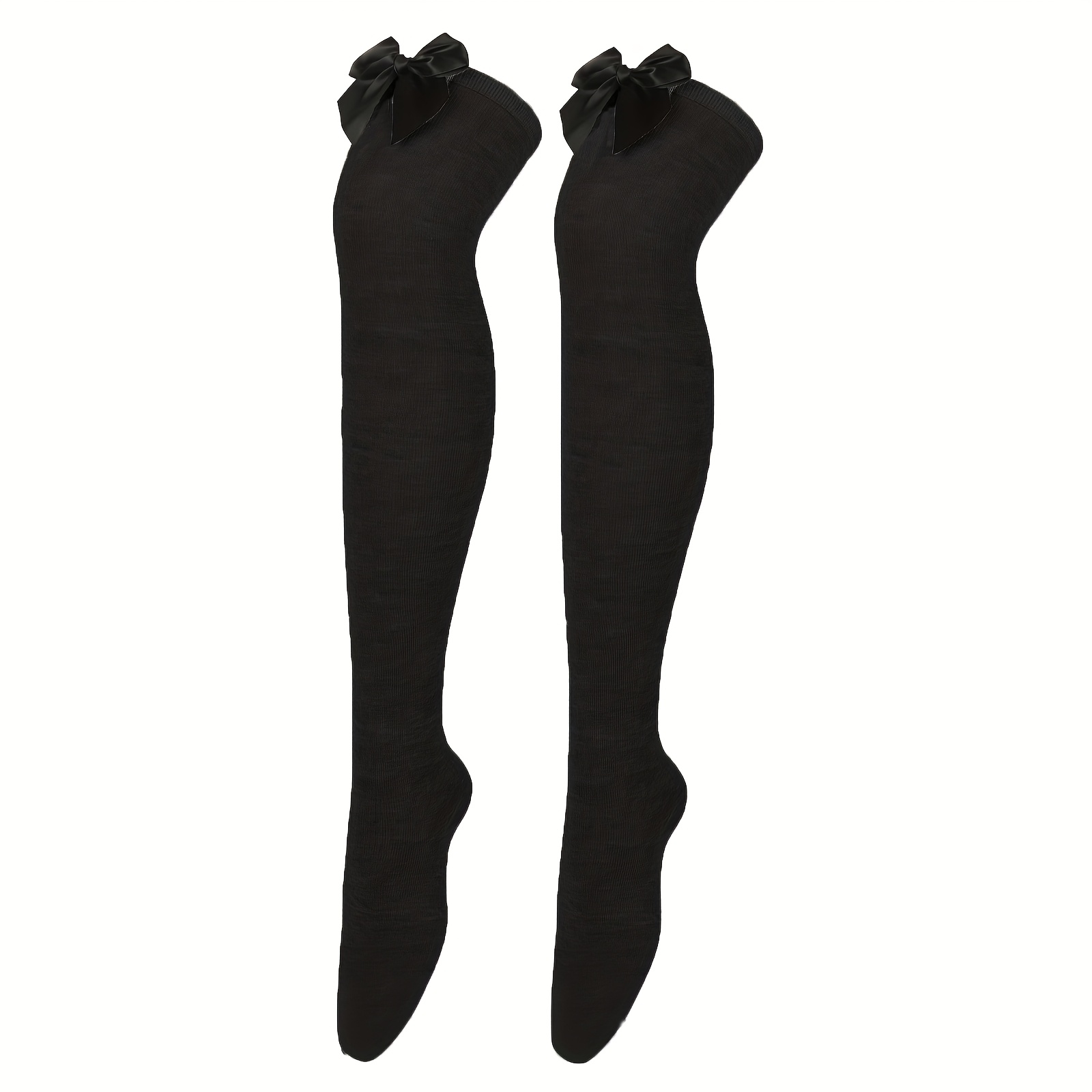 1 Pairs New Holiday Socks Women Long-leg Socks Over-the-knee Socks European American Holiday Christmas Socks Halloween Socks All-match Solid Color