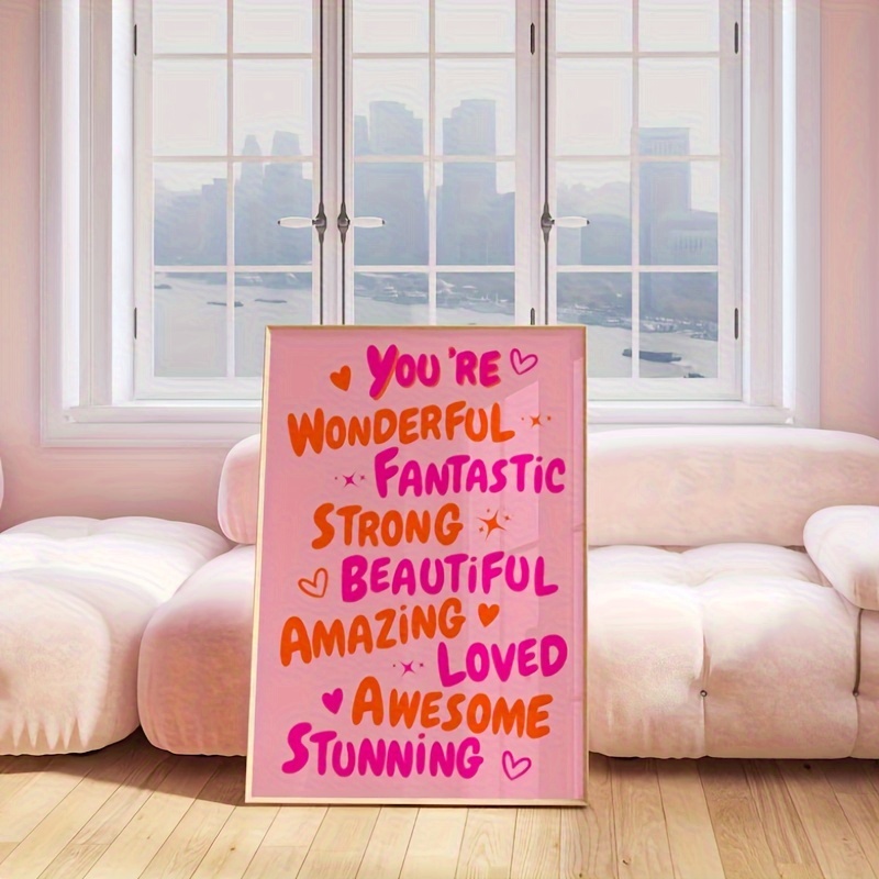 1pc Poster For Dormitory Bedroom Decor Retro Canvas Poster Trendy Prints Thanksgiving Gifts, Perfect For Room Decor