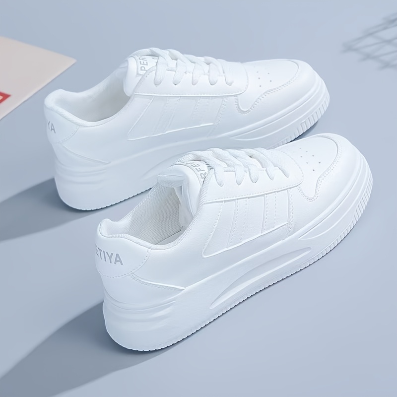 TEMU Women's Shoes White Shoes 2025 Summer Shoes Thick-soled Sports Shoes Women's Shoes