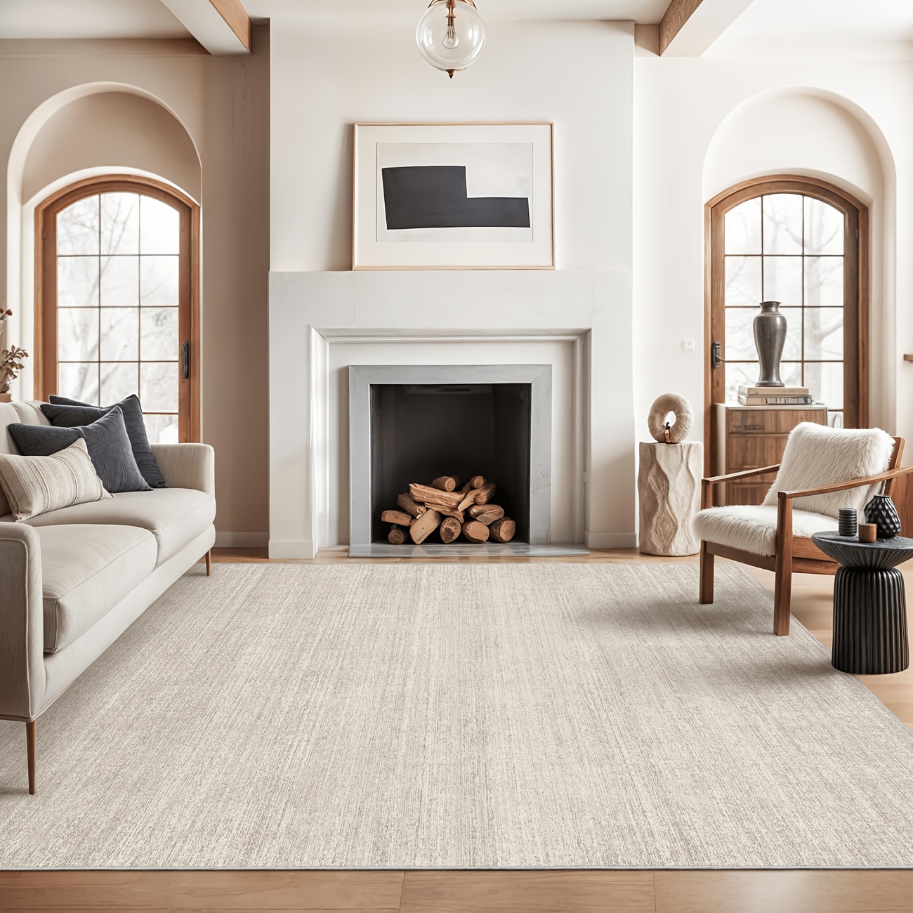 Temu – TEMU Washable Rugs Indoor And Outdoor Rugs, Large Non-slip Rugs For Living Rooms, Foldable And Machine-washable Rugs, Suitable For Bedrooms, Living
