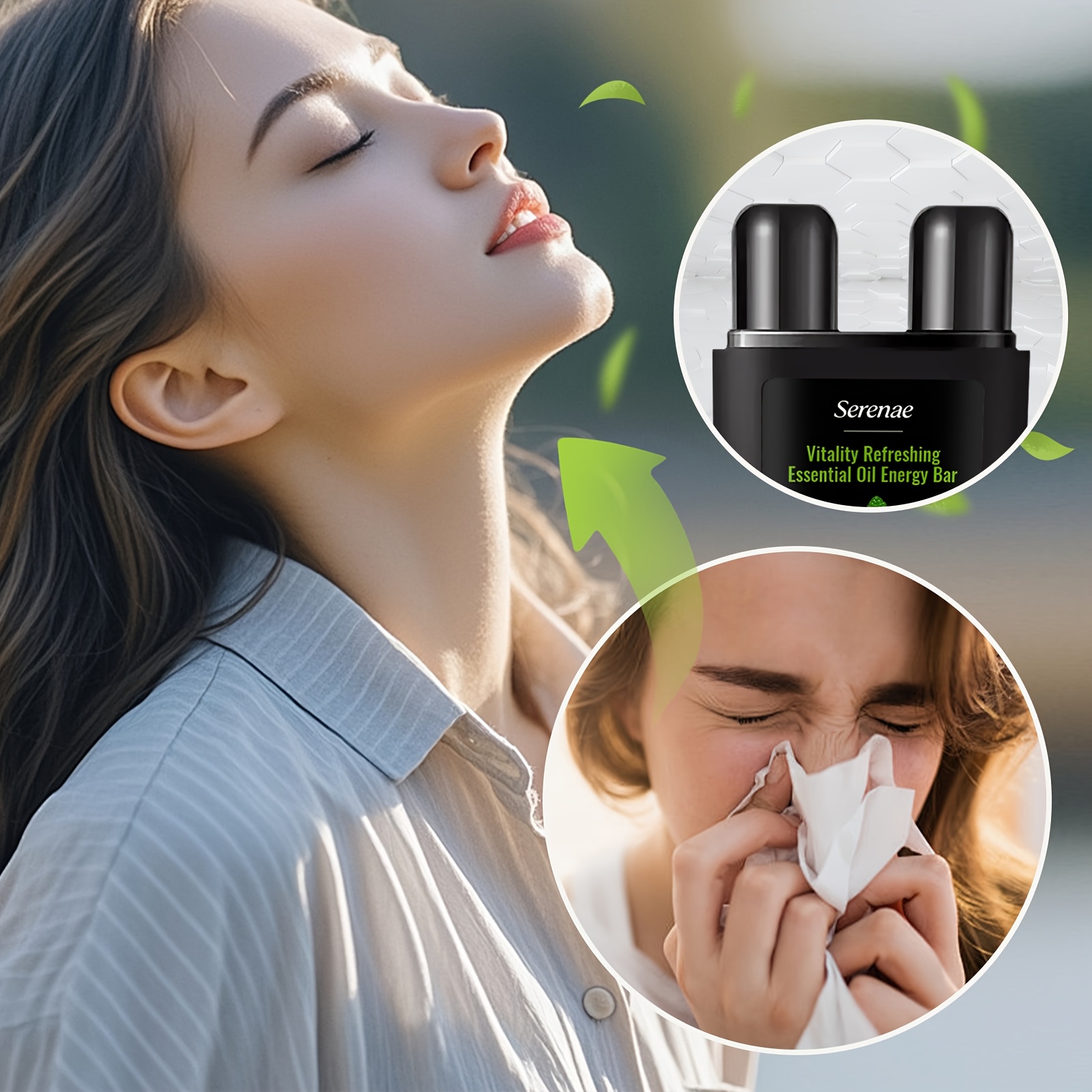 Cooling Nasal Stick, Helps Restore a Healthy State, Nasal and Throat Care, Nasal Cavity Cleaning, Body Nasal Ventilator, Holiday Gift, Suitable for Family and Friends - Image 8