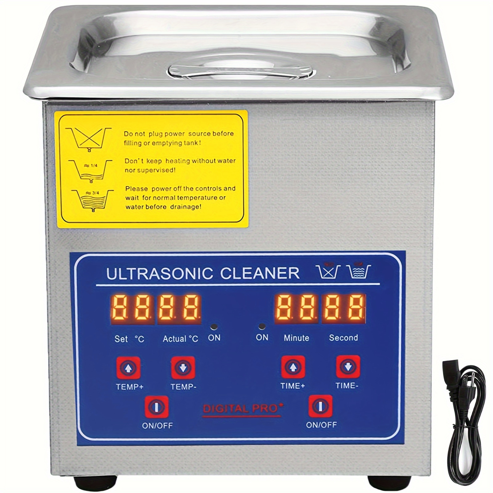 

Vevor Ultrasonic 1.3l Ultrasonic 40khz Ultrasonic Cleaning 110v For Jewelry Diamond Eyeglasses Small Cleaning