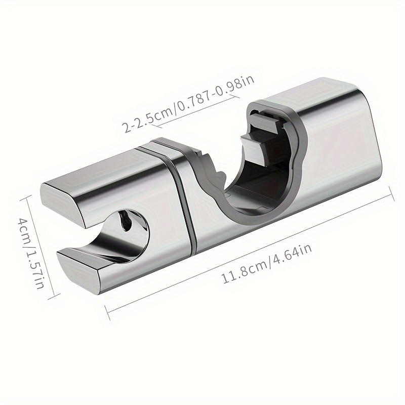 Adjustable Shower Head Holder - No-drill Bathroom Accessory With Lifting Rod For