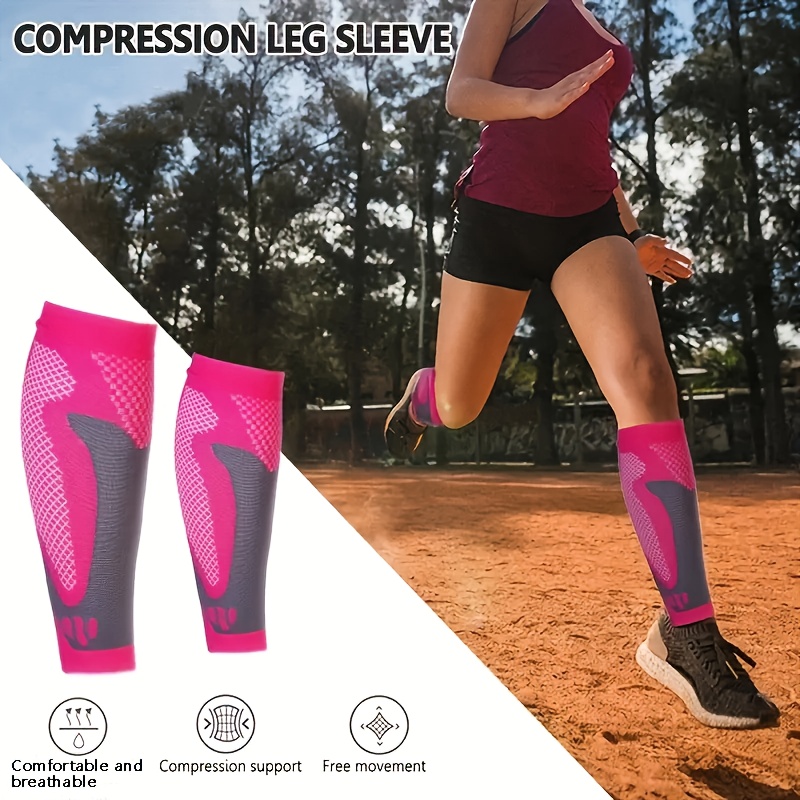 1 Pair Compression Calf Sleeves for, Varicose Vein Relief & Achilles Tendon Support - Elastic Leg Socks with Compression, Post-Surgery Recovery, Warmth & Improved Circulation (Hand Wash Only) - Grade-Like Fit