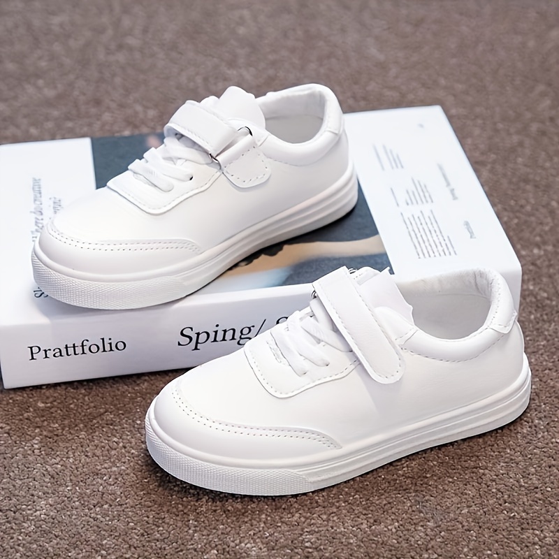 

Casual Solid Color Low Top Skateboard Shoes For Boys, Comfortable Lightweight Sneakers For All Seasons