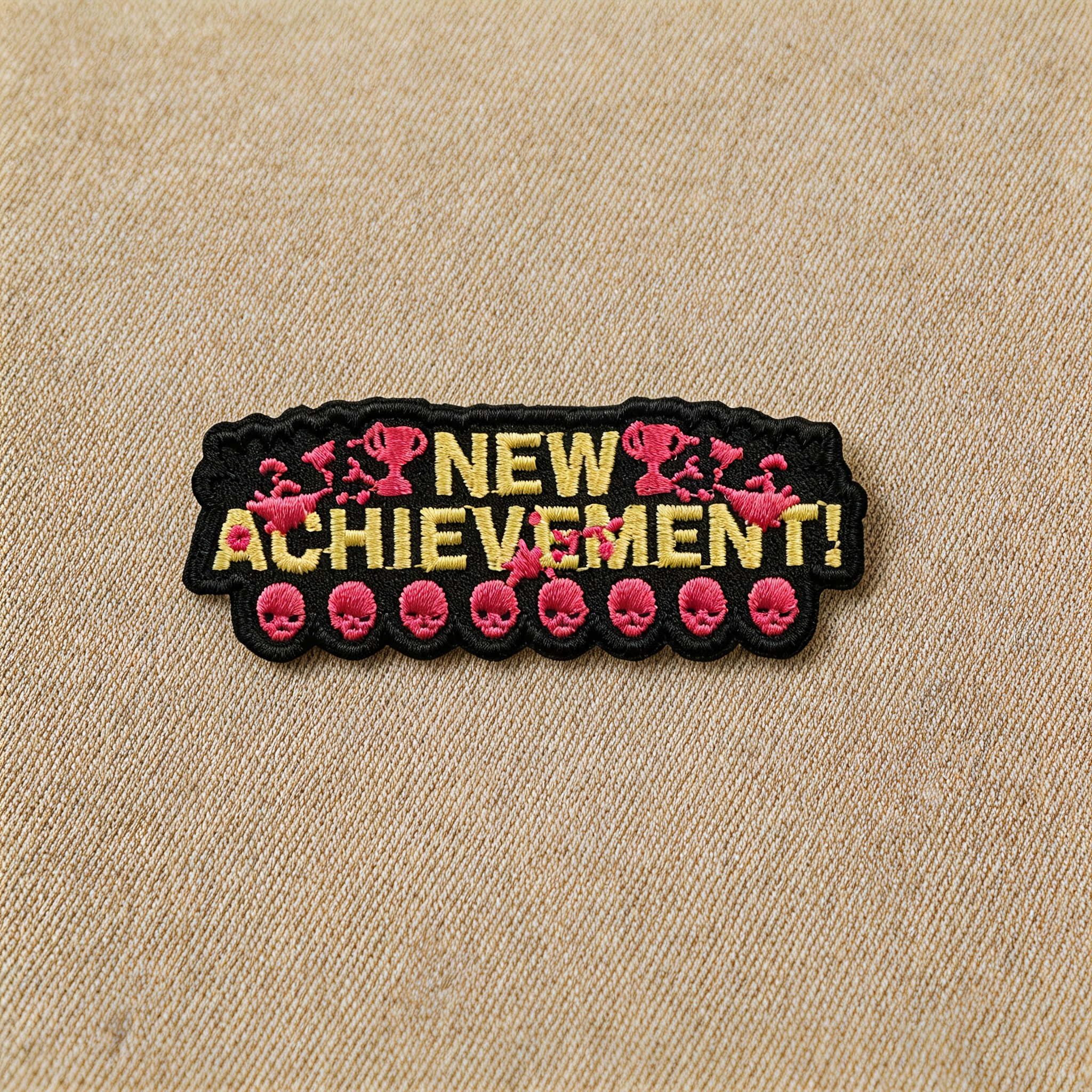 TEMU 1pc New Inspirational Embroidered Patch Sticker For Clothing, Hats, Backpacks, Vests, And Jackets