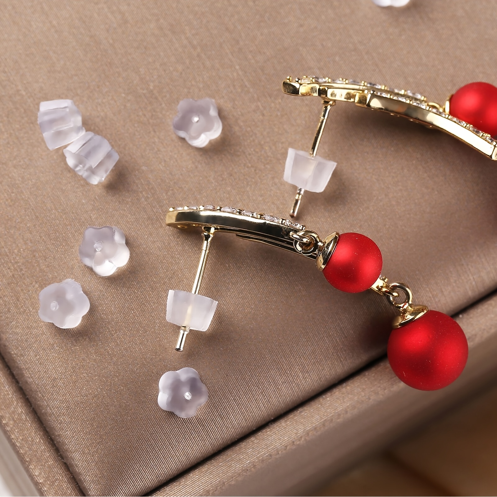 Silicone Earring Backs for Women's Jewelry - Secure & Comfortable Wear