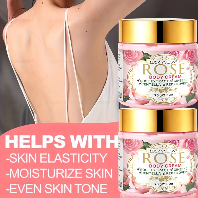 rose body lotion elegant rose fragrance long lasting scent   moisturizing brightening skin softening delicate smooth and elastic suitable for face neck underarms body etc moisturizing care Product details 2