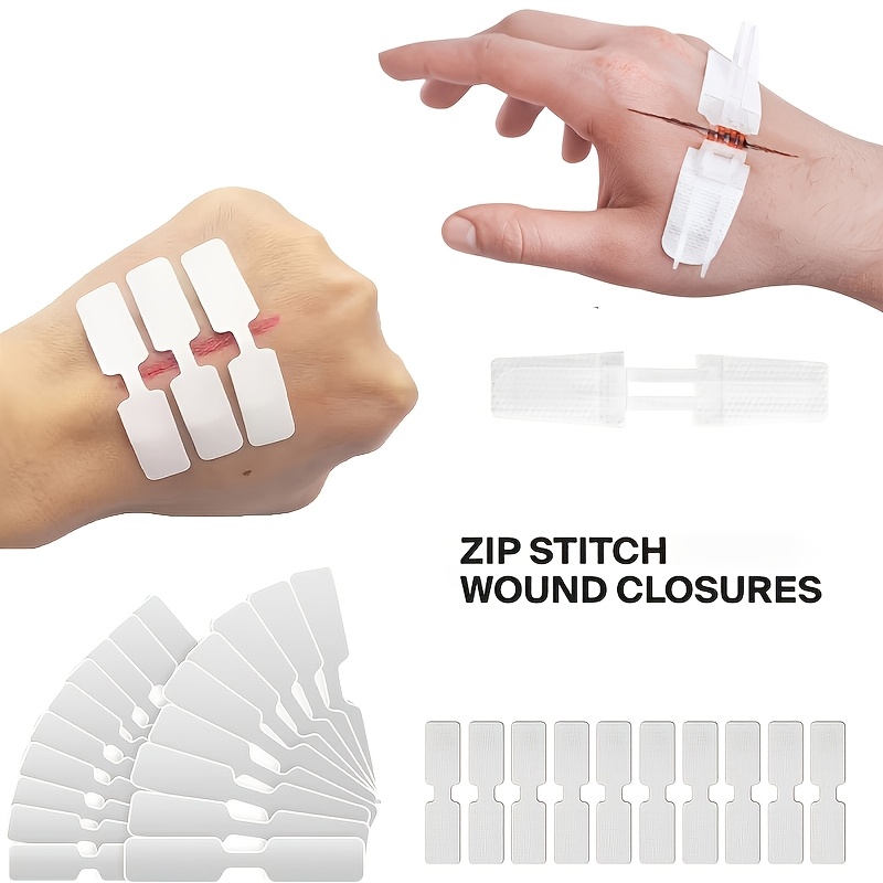 41 21pcs   suture patch   closure   tape disposable non woven pe material for fingers ankles elbows  