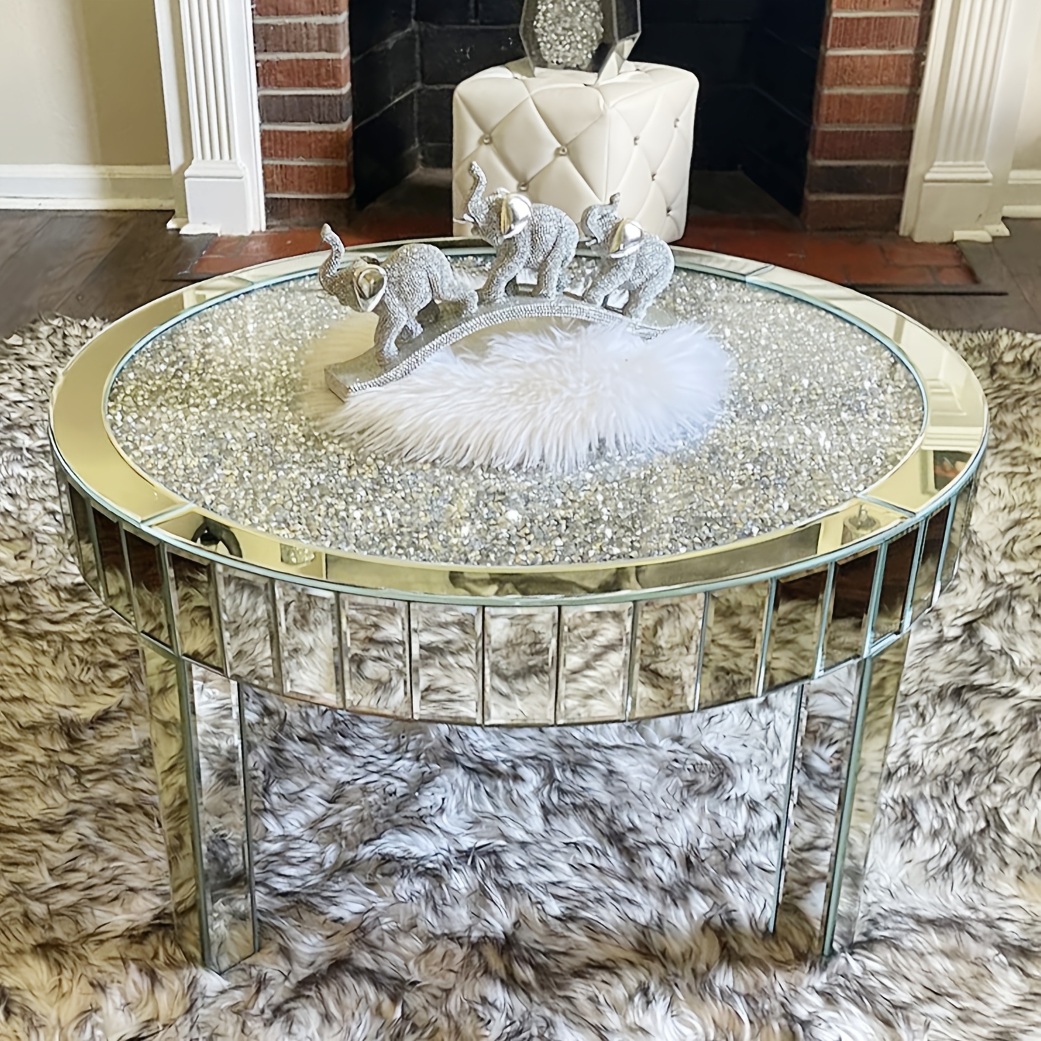 Luxury Mirrored Coffee Table