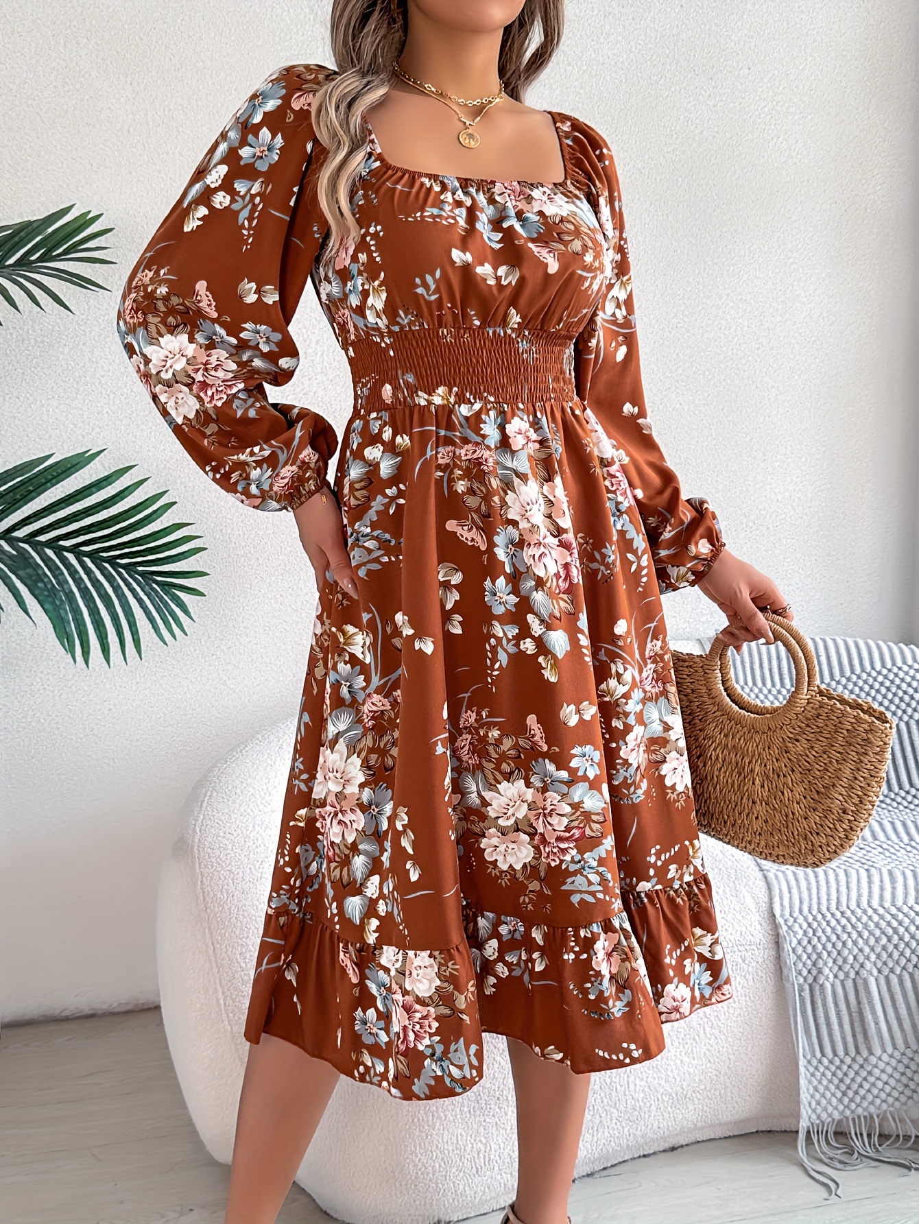 open lace back dress Logan Long Sleeve Belle Maxi | Vacation Ready Maxi Dresses – Boho Chic Styles main image 0