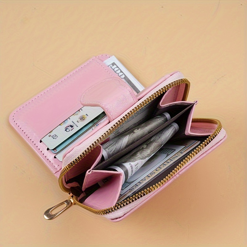 財布・小物その他 Heartlock compact business card card wallet baby pink Cute Pink Leather phantom wallet for Women - Designer
