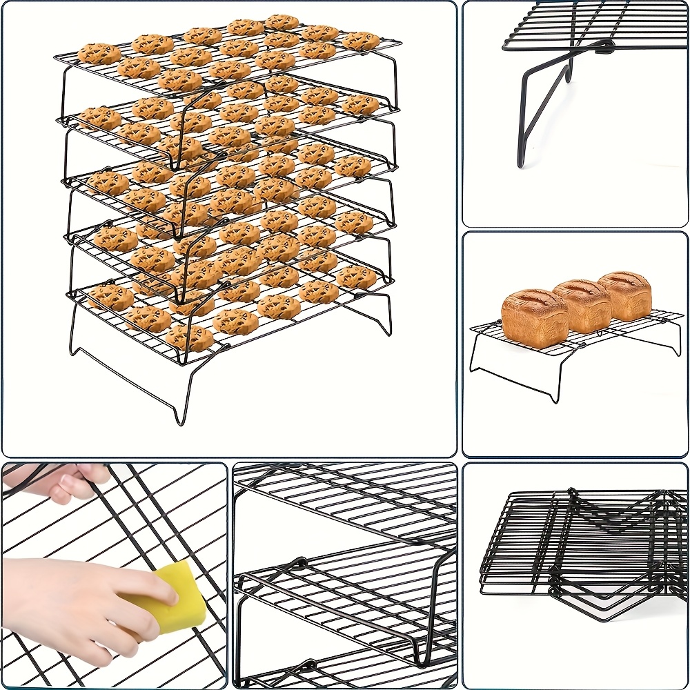 5 delars stapelbart non stick kylställ set hållbart kolstål - Temu Sweden