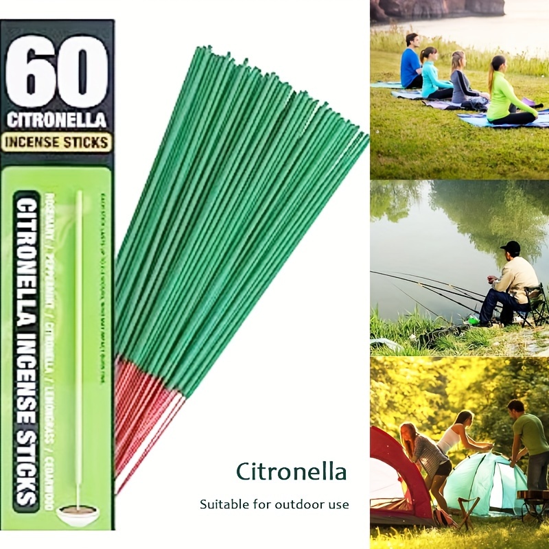 

60 Citronella Incense , 48/138 Packs, , For , , Camping, , For Approximately 1 , , , Suitable For Christmas, Easter, Hanukkah, , , No