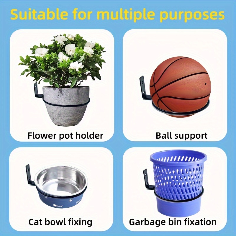 versatile wall mount metal plant holder bracket multi Temu South