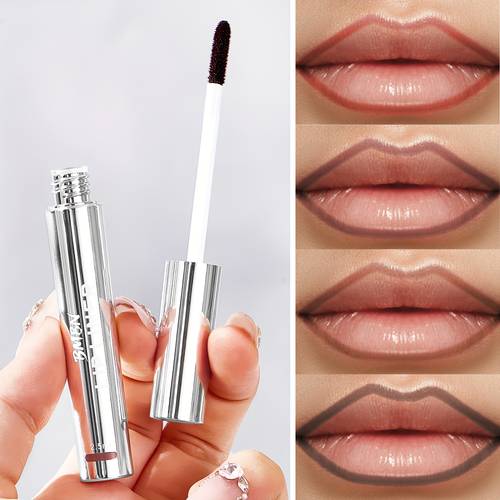 1pc matte lip liner and stain moisturizing waterproof long lasting off lip gloss suitable for all lip types