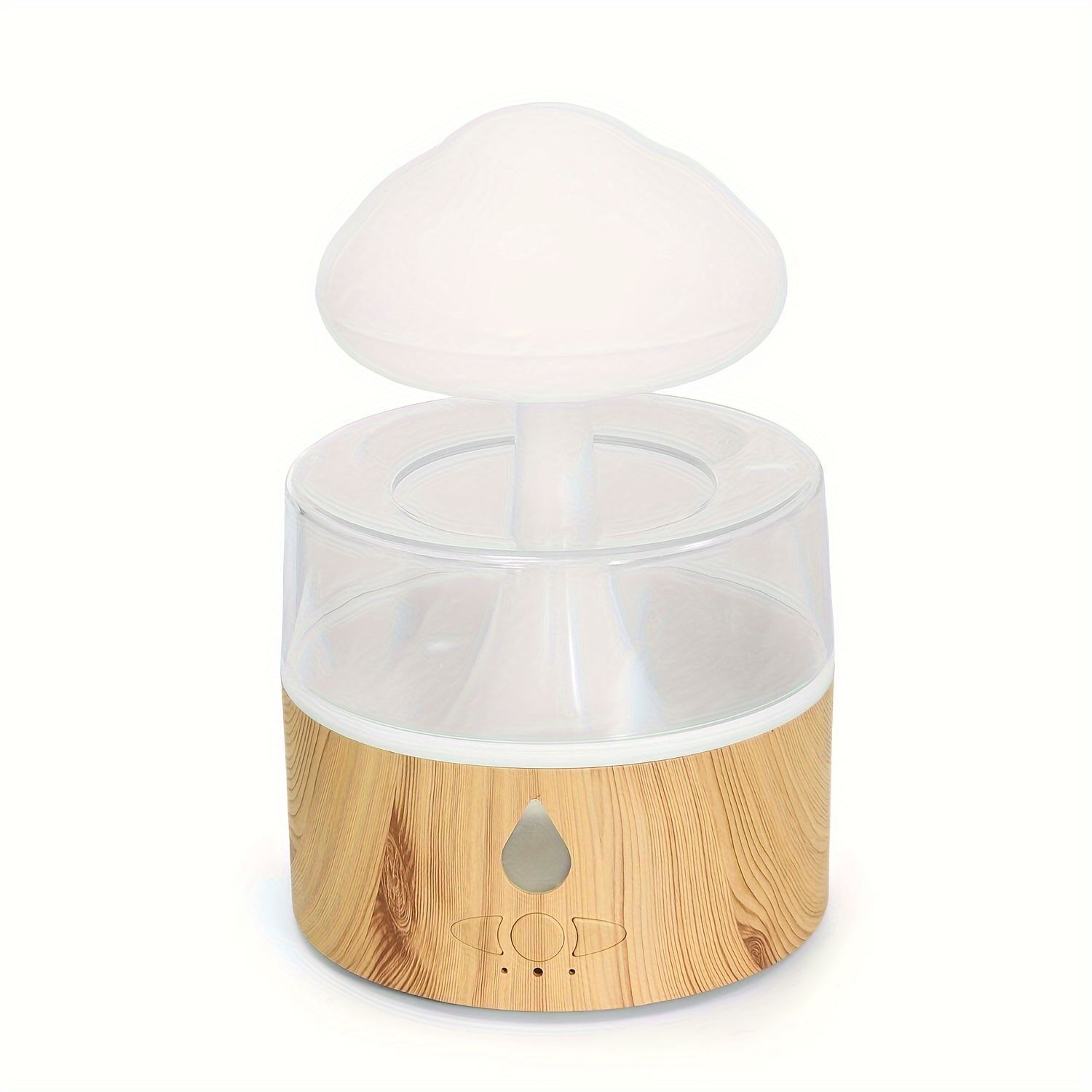 1pc Cloud Mushroom Rain Humidifier Seven Color Lights Ultrasonic Atomized Raindrop Humidification Cloud Rain Mushroom Aromatherapy Machine
