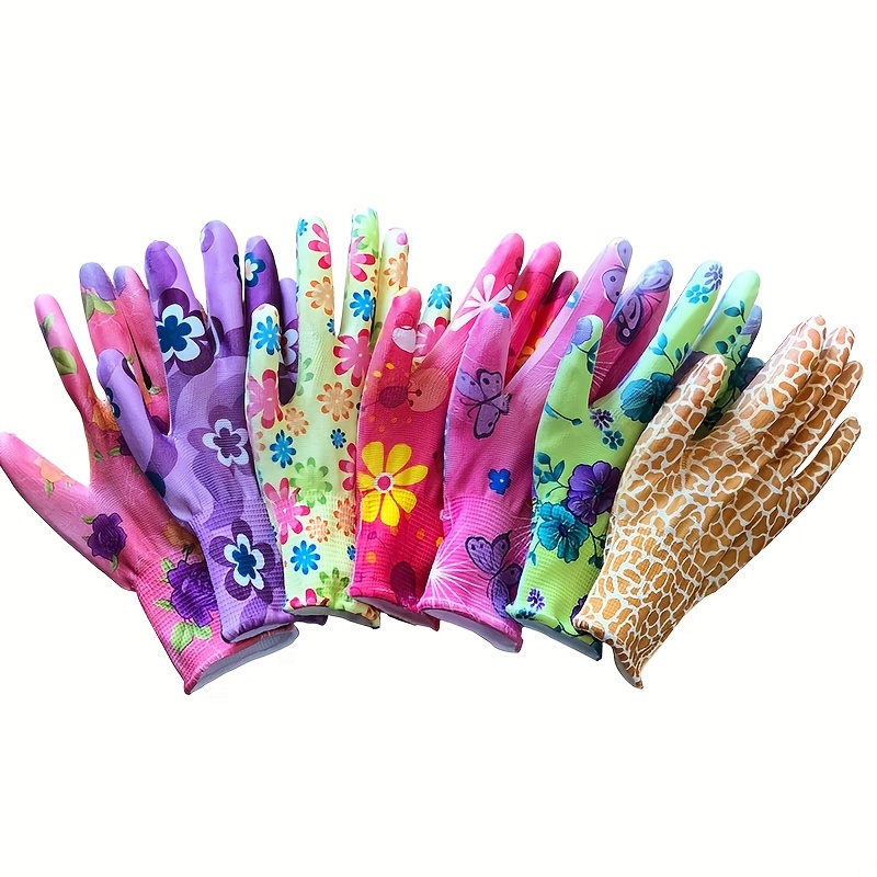 

Ladies' Gardening Gloves, 10/16/24 Pcs , Pu Coated, Printed, Tear-, , - For Gardening And Cleaning, , -free