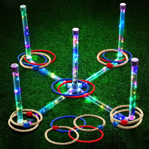 glow led outdoor game lawn games for parties game for kids indoor outdoor educational competition for kindergarten children