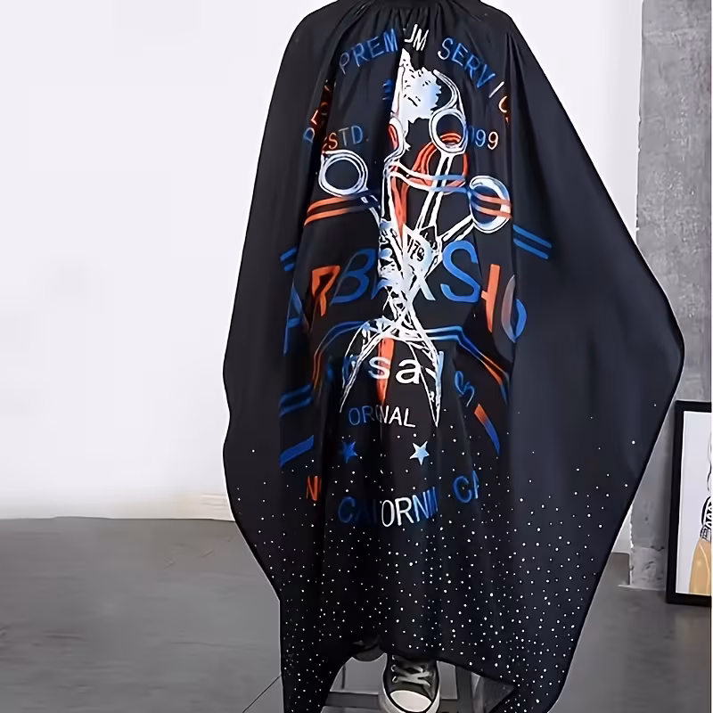 large adult haircut cloak professional haircut cloak haircut cloak with adjustable elastic neckline haircut accessories Product details 4