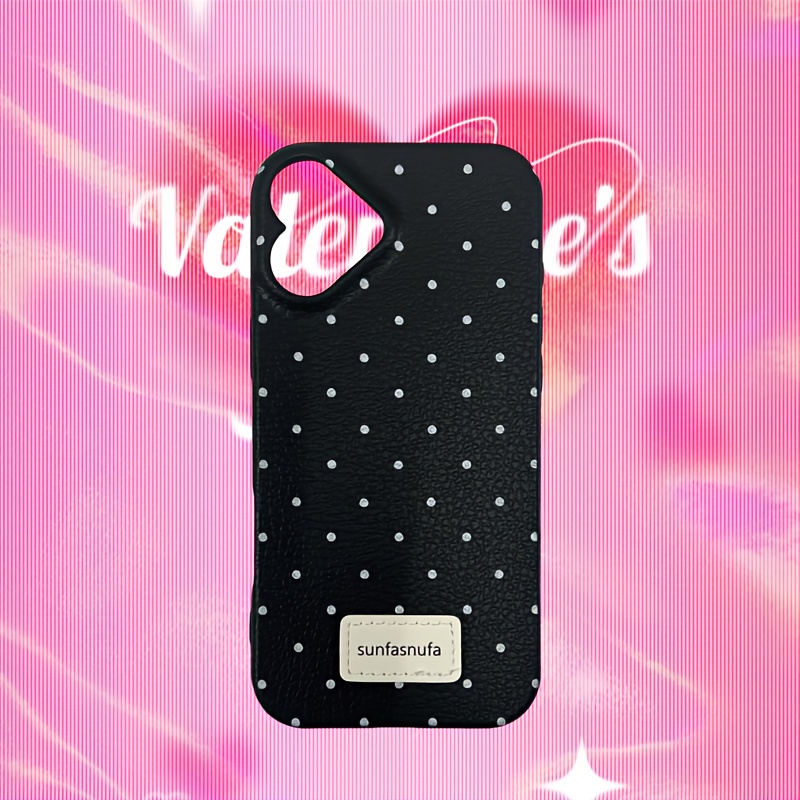 The Camera Is in The Shape of Love, Apple 16Plus Female 16 Cute Lychee Pattern, And The Leather Pattern Is Suitable for Apple 16 Single-Piece Mobile Phone Case, Which Feels Comfortable. - Image 7