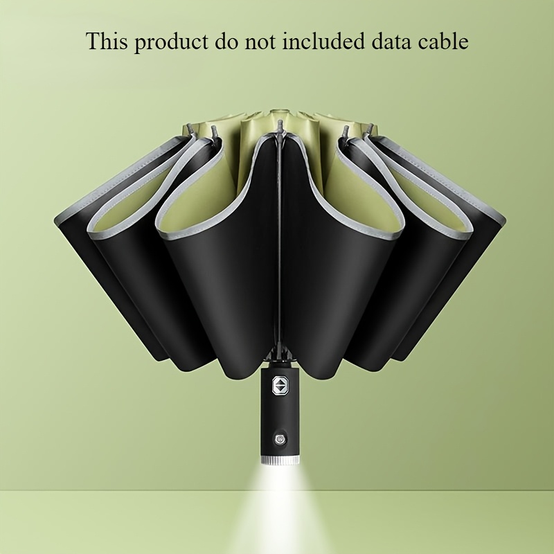 Fully Automatic UV Protection Umbrella with LED Flashlight