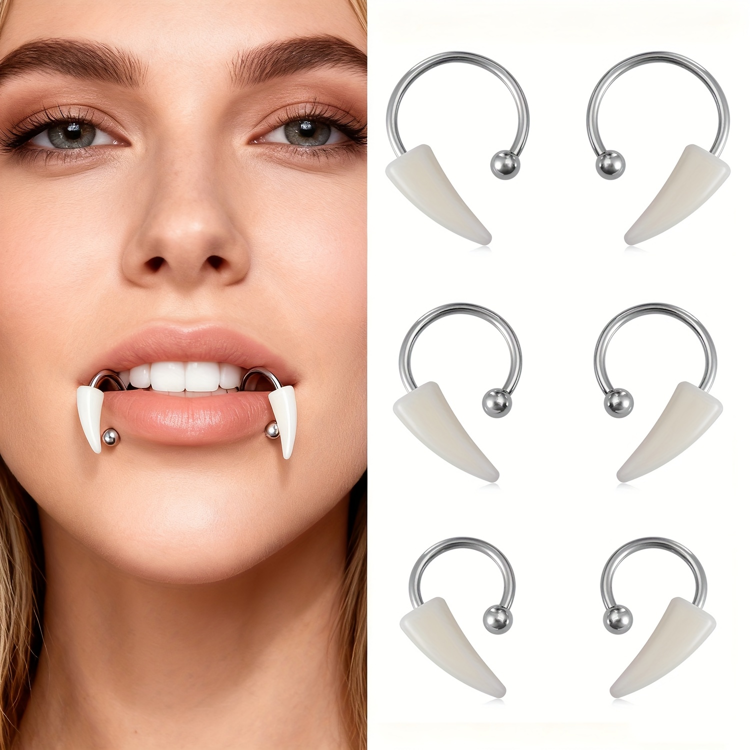 Labret Piercing: A Comprehensive Guide – GTHIC, image size:1500x1500