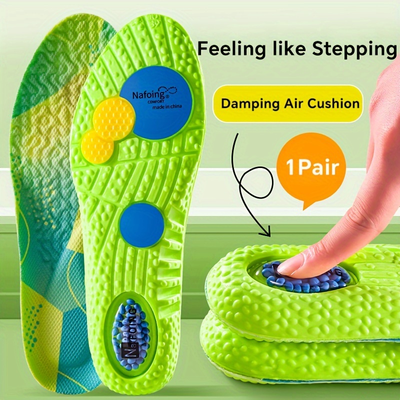 TEMU Nafoing 4d Orthopedic Insoles 1 - Eva Cushions & Cups - , Antibacterial Insoles For , High- Absorption, -dry Features