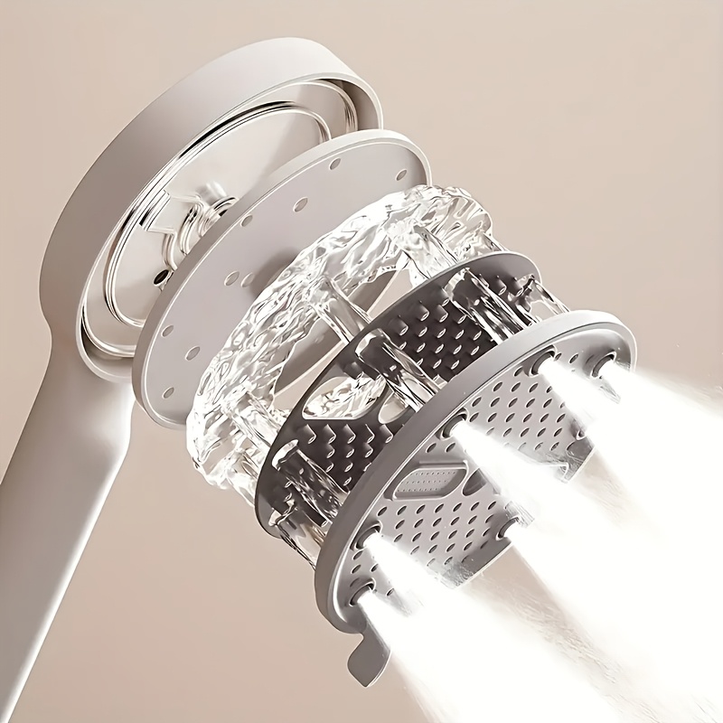TATUKIKO Handheld Shower Head with 5-Spray Settings