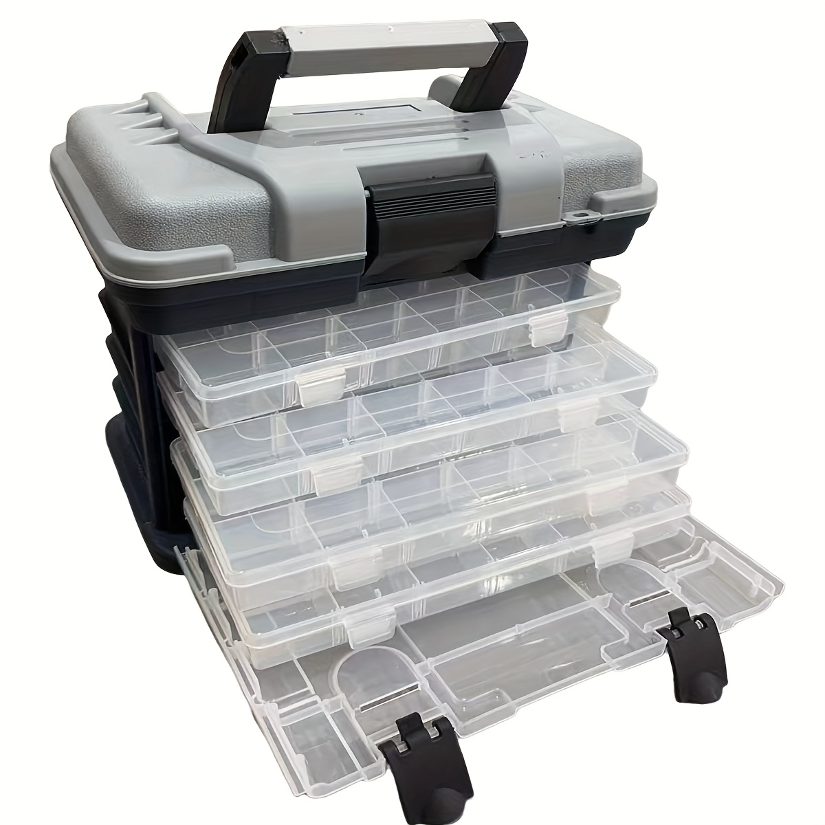 Boîte De Pêche Avec 26 Compartiments - Organisation Leurres Et Accessoires - Portable Et Robuste