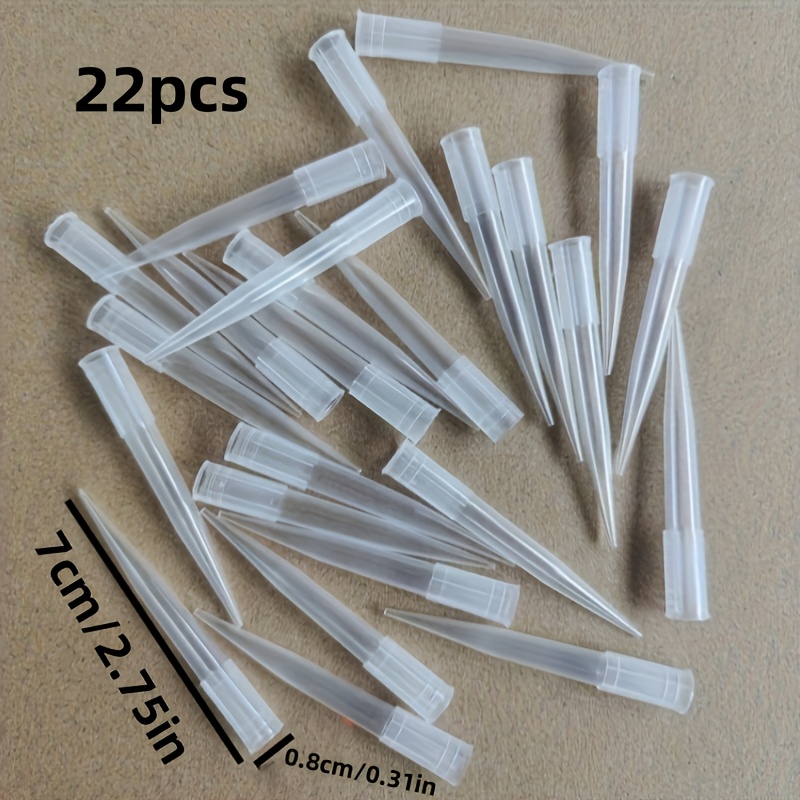 Image of 22/50/60pcs Flower Mud Holder Stems Tube Small Vials Rack Fixed Tools Arrangement Plastic Water Tubes Vase