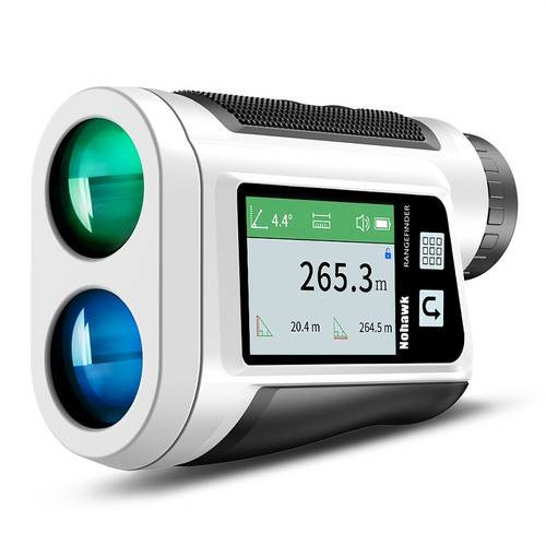 1000yard laser rangefinder with side display usb rechargeable english voice broadcast slope vibration alerts for golf hunting disc golf multi mode dual yard ft measurement tool best for christmas thanksgiving