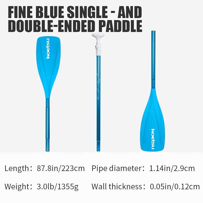 KOETSU Orange Dual-Purpose Kayak Paddle