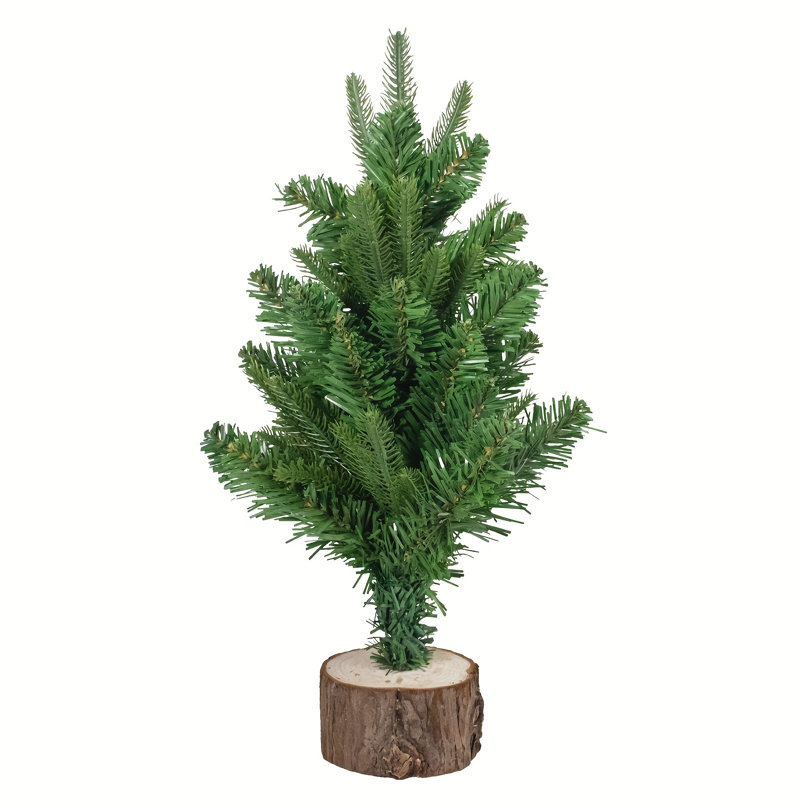 Image of 1pc Of A Simulated Christmas Tree, Approximately 17.7 Inches Tall. Suitable For Christmas And New Year Decorations, On Home Bookshelves, Desktops, Windowsills, Etc., To Create An Atmosphere