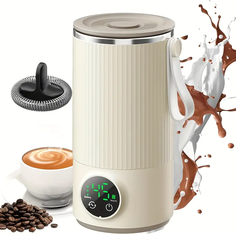 temperature controlled 4 in 1 and cooling foam machine and milk heater to stir coffee and heat milk details 0