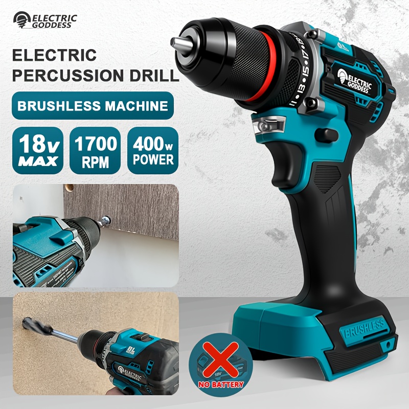 brushless electric drill cordless drill keyless Temu Bahrain