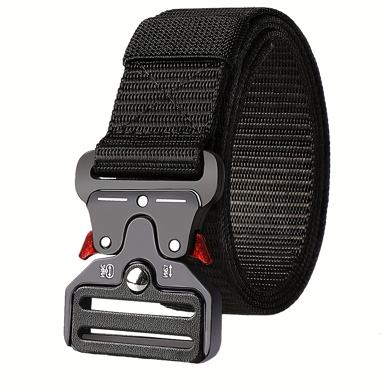 TEMU Outdoor Men's Tactical Belt For Casual Pants - Versatile And Stylish