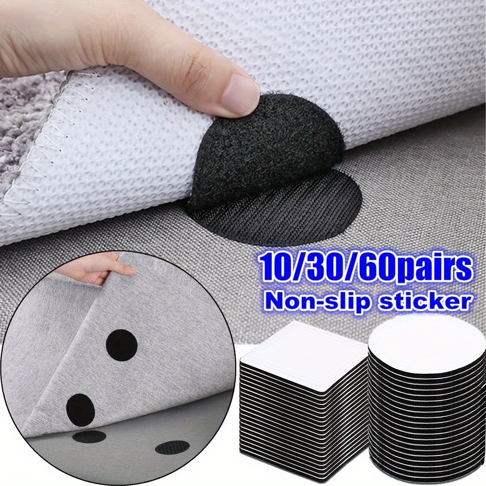 

60/30/10 Paires Forte Anti-bouclage Tapis Ruban Non-dérapant Autocollants Tapis Gripper Autocollants