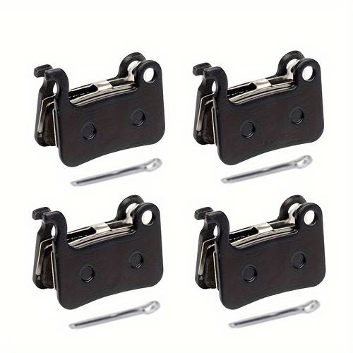 4 pairs semi metallic mountain bike brake pads for zoom hb875 hb870 a01s m975 m966 m965 m765 m775 m776 slx m665 lx m585 m596 s501 m545 r505 t605 providing braking power and heat dissipation