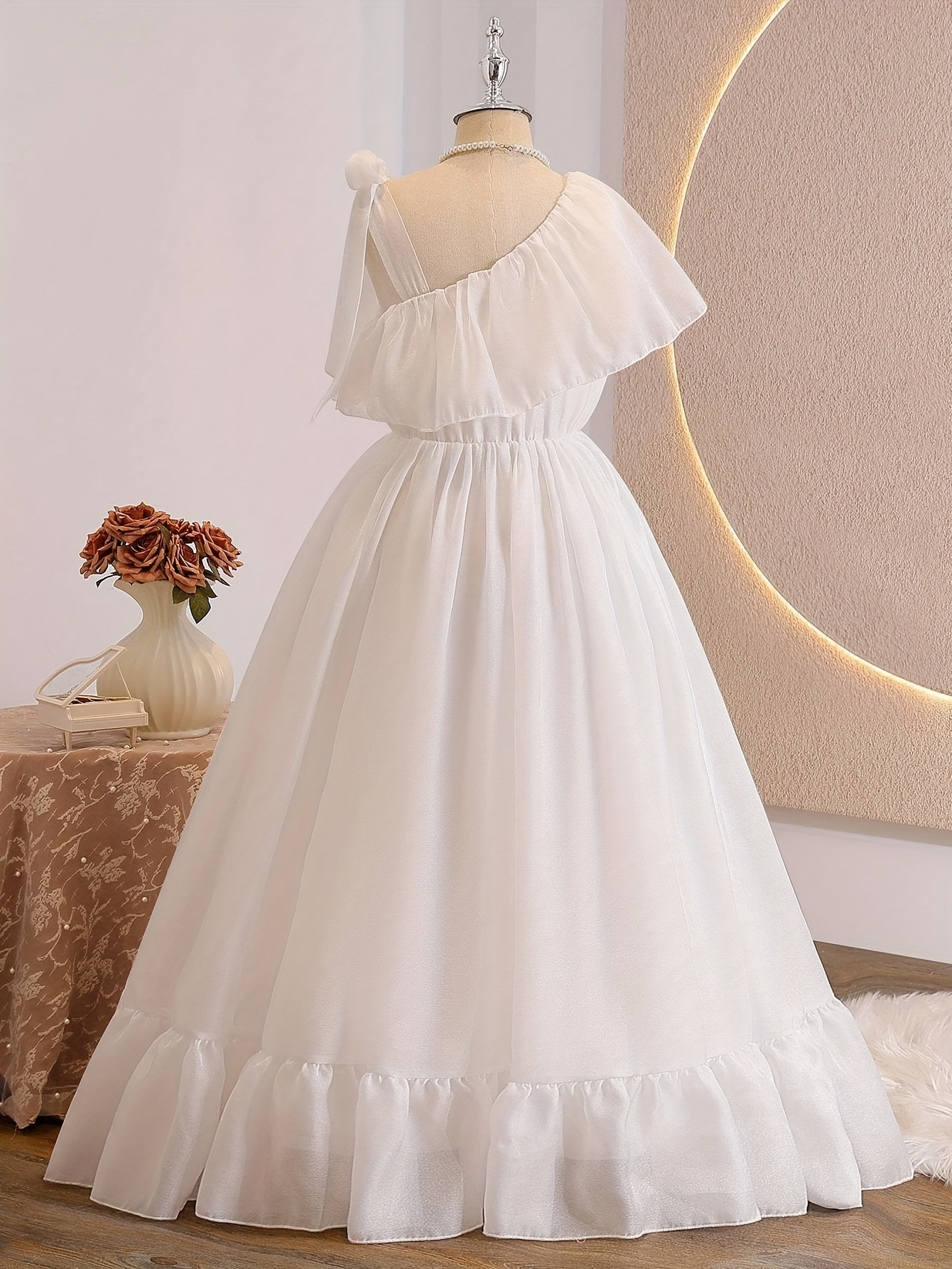 sachin and babi light blue dress Spring Roman One Shoulder Asymmetric Slim Casual Midi Dress for Women  Empire Hollow Out Lace Dress White| Alibaba.com