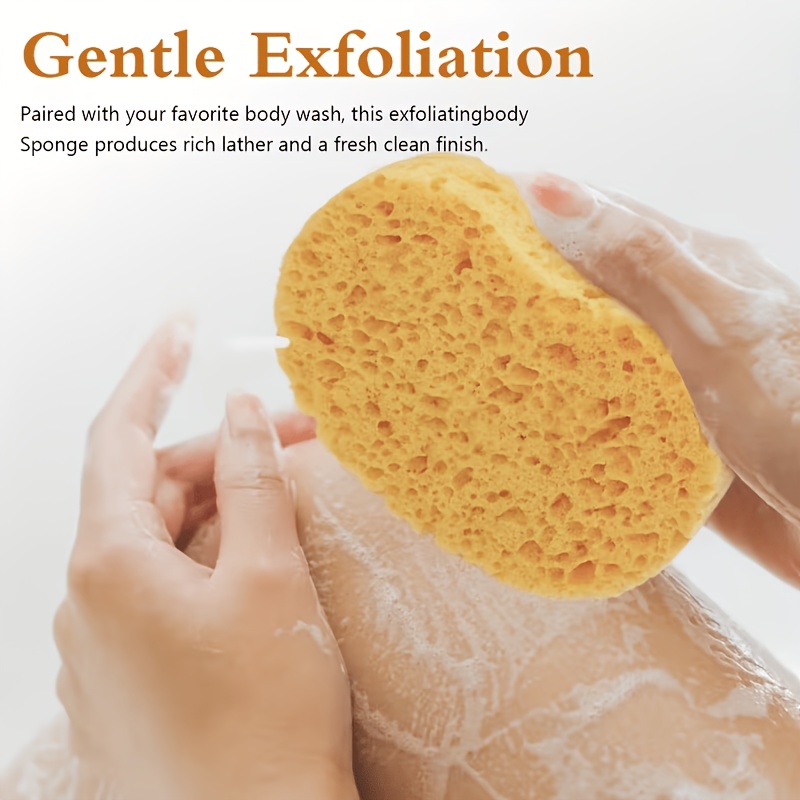 Soft Bath Sponge with Hanging Loop, Daily Cleansing Shower Sponge
