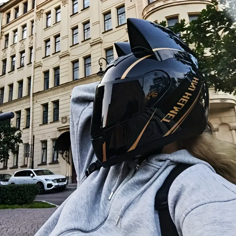 motorcycle cat ears bow dark style black kawaii anime riding - Temu Kuwait motorcycle cat ears bow dark style black kawaii anime riding - Temu Kuwait